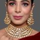 Royal Mirror Stone Bridal Choker Necklace Set with Earrings and Maang Tikka